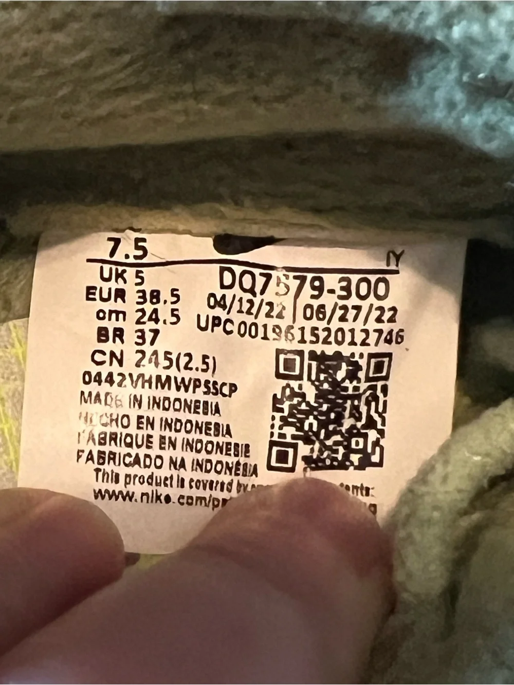 Nike Sage Green Sneaker